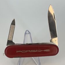 Vintage RED PORSCHE Wenger Delemont Tool Chest Plus Swiss Army Knife - 8 Tools picture