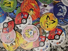 Pokemon Collection Of Tazos Total 50 Tazos Pokemon Figure Pokemon Pogs Rare picture