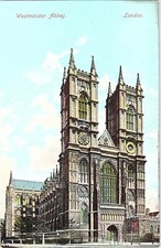 Vintage Postcard England London Westminster Abbey picture