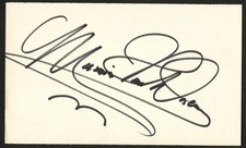 Mamie Van Doren signed autograph 3x5 card Actress Untamed Youth R804 picture