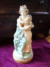 VintageArtistic Royal Krafts Classical Greek Mother Daughter Statue 21
