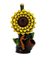 Sunflower Smoking Hand Pipe / Pipe / Smoke / Handcraft picture