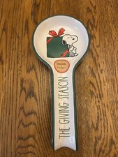 Peanuts Snoopy x Rae Dunn Spoon Rest Christmas Holiday 