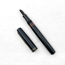 VTG Waterman Ink-Vue 2 Vacuum Lever Fountain Pen Black (No Nib) AS IS picture