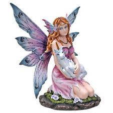 PT Pacific Giftware Adorable Fairy with Baby Unicorn Hand Painted Resin Figurine picture