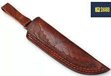 GENIUNE Leather Hand Crafted BELT SHEATH Holster For Ka Bar Or FIXED BLADE KNIFE picture