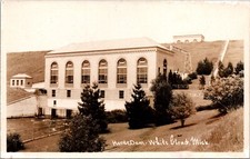 Real Photo Postcard Hardy Dam in White Cloud, Michigan picture
