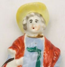 Vintage Occupied Japan Porcelain Old Lady in Country Dress Figurine 3.75