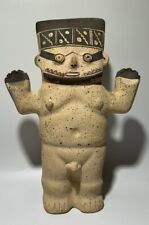 PERU Chancay Clay Pottery Figure Sculpture Replica Cuchimilco Pottery 10” picture