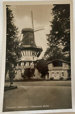 RPPC Postcard Windmill Building Real Photo Postcard Vintage picture