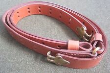WWII US M1 GARAND RIFLE LEATHER RIFLE CARRY SLING picture