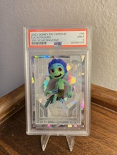 2023 Topps Chrome Disney 100  Luca Paguro Diamond Refractor /100 PSA 9 picture