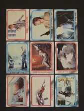 Vintage 1980 Topps Empire Strikes Back Luke Skywalker 18 Card Lot Star Wars picture