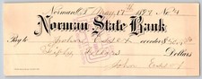 Norman, Oklahoma Territory 1897 $50 