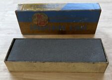 Vintage Norton Behr Manning Oil Filled Sharpening Stone IB 6 Combination INDIA picture