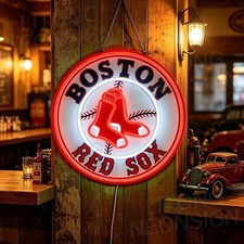 US STOCK Boston Red Sox LED Neon Sign 16