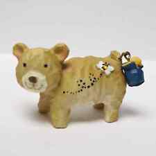 Bear with Honey Pot Small Vintage Figurine 2 1/2 Inch Ceramic picture