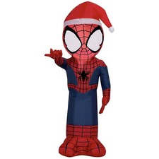 SPIDER-MAN CHRISTMAS INFLATABLE 3.5FT MARVEL YARD AIR BLOWN SPIDERMAN DECORATION picture