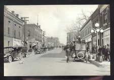 REAL PHOTO SPRINGFIELD MISSOURI DOWNTOWN STREET SCENE OLD CARS POSTCARD COPY picture