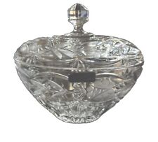 Crystal Covered Candy Dish Oval 9