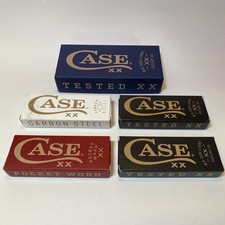 Lot Of 5 Brand New Case XX Pocket Knives 2024 NIB Stockman Longhouse Trapper ++ picture