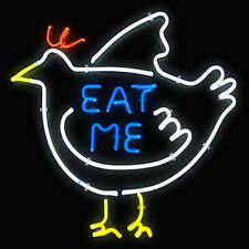 New Chicken Eat Me Neon Light Sign 24