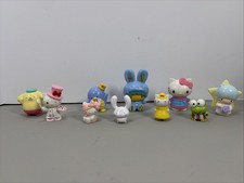 Sanrio Hello Kitty Mixed Figure Lot 10 Keroppi Pompompurin Little Twin Stars picture
