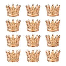 Set of 12 Crown Glass Tealight Candle Holder,Votive Candle Holders for Weddin... picture