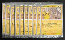 Pokemon Pikachu at the Museum Jumbo Promo Sealed x10 picture