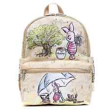 Disney Winnie the Pooh Piglet 13-inch Nylon Backpack Deluxe Allover Print picture