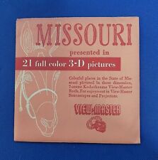 Vintage Sawyer's The Show-Me State MO-1 2 3 Missouri view-master 3 reels packet picture