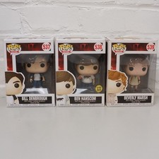 Funko Pop IT Lot Bill Denbrough #537 Ben Hanscom #538 GITD Beverly Marsh #539 picture