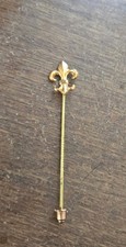 19th Century Fleur De Lis Stick Pin Stickpin picture
