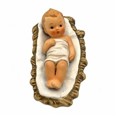 Vintage Goebel Baby Jesus Figurine West Germany Ceramic Nativity Christmas Decor picture