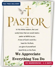 Christian Pastor Appreciation Card Gifts for Minister Church Leader picture