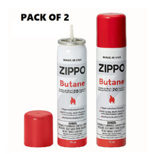 ZIPPO BUTANE FUEL 2.5oz 75 ml Lighter Fluid (PACK OF 2) picture