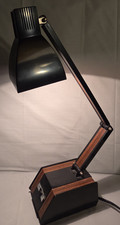 Vtg 1979 Underwriters Laboratories Folding Desk Lamp Model LUX 302  picture