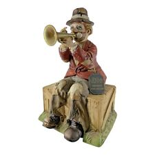 Vintage Waco Melody in Motion Willie The Trumpeter Hobo Music Box Not Working  picture