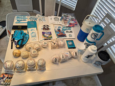 Florida Marlins Mixed Collectibles Lot Hats Baseballs Pins Programs Posters Mugs picture