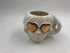 Sheffield Home Ceramic 16oz Valentine Heart Glasses Coffee Mug CC01B05019 picture