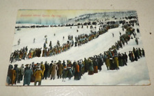 1911 Postmarked Postcard-Canadian Winter Sports, -Skiing picture