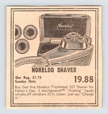 1968 NORELCO SHAVER Vintage 3.5