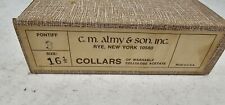 C. m. almy & son, Inc. RYE, NEW YORK 10580SIZE: 16.5COLLARSOF WASHABLE CELLU picture
