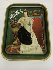 COCA COLA  10 3/4  X  14 3/4  Serving Tray Lillian Russell 1968 picture