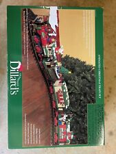 Vintage Dillards Trimmings Animated Christmas Train Set + Extra Tracks Unopened picture