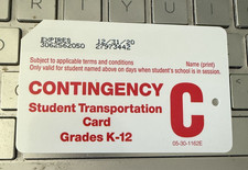 Extremely Rare Student RED Contingency  Subway Metrocard MTA. Mint picture