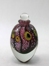 1995 Robert Eickholt Millefiori Studio Art Glass Paperweight Perfume Bottle picture