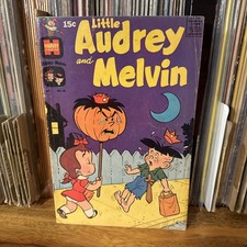 Vintage Harvey LITTLE AUDREY and MELVIN No. 48 (1970) Halloween Cover picture