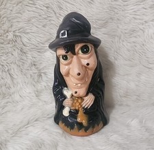 Vintage Dynagood 2001 9” Halloween Witch Blow Mold Yard Sidewalk Decoration picture