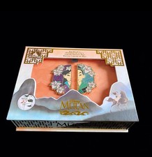 Shanghai Disney Mulan 20th Anniversary 2 Pin Set Limited Edition of 1850 picture